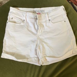 Denizen White Denim Levi’s Shorts